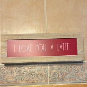 Rae Dunn Brown Wooden Wall Sign